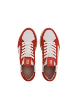 Mea - Sneakers Laag - Weiß Rot -Mode Kledingwinkel 02f6c9c0818f4270bc29cffe7e7424f8