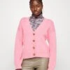 Notes Du Nord Fanny Cardigan - Vest - Pink Passion -Mode Kledingwinkel 03f515ecb9384d62a14cded35e35a4fb