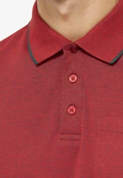 Valencia - Poloshirt - Warm Red Melange -Mode Kledingwinkel 0406cebcb90a460cb0332b6ab177a446