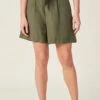 Zum Binden - Shorts - Vert Foncé -Mode Kledingwinkel 04b37256a3e14b33b0a8e7c2c9ba9e4a