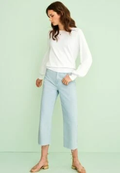 Next Crew Neck Standard - Trui - White