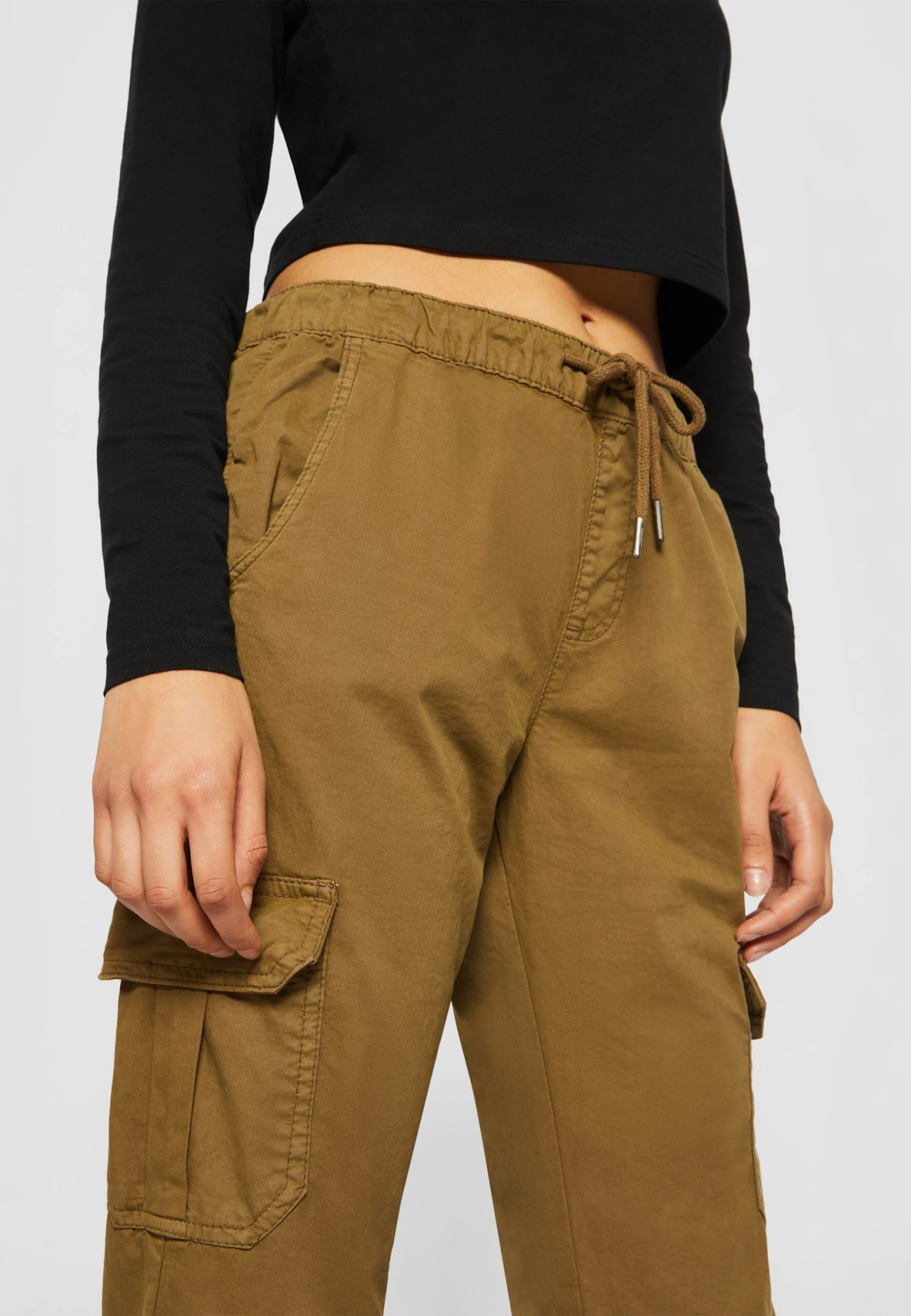 URBAN CLASSICS High Waist - Cargobroek - Summerolive 7 URBAN CLASSICS High Waist - Cargobroek - Summerolive - Afbeelding 5