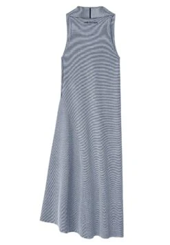 ADOLFO DOMINGUEZ V-Shaped Crew Neckline Long - Etui-Jurk - Black And White -Mode Kledingwinkel 072f7eb7deaf41fbaf15da9ac6737274