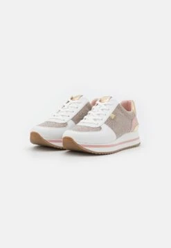 MICHAEL Michael Kors Monique Trainer - Sneakers Laag - White/Gold -Mode Kledingwinkel 07f7a5067ee34bc6822fc379f1de9f09