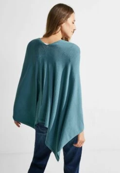 Cecil Fein - Poncho - Blau -Mode Kledingwinkel 084385ecd15c4f3587baf21f112b6c0c