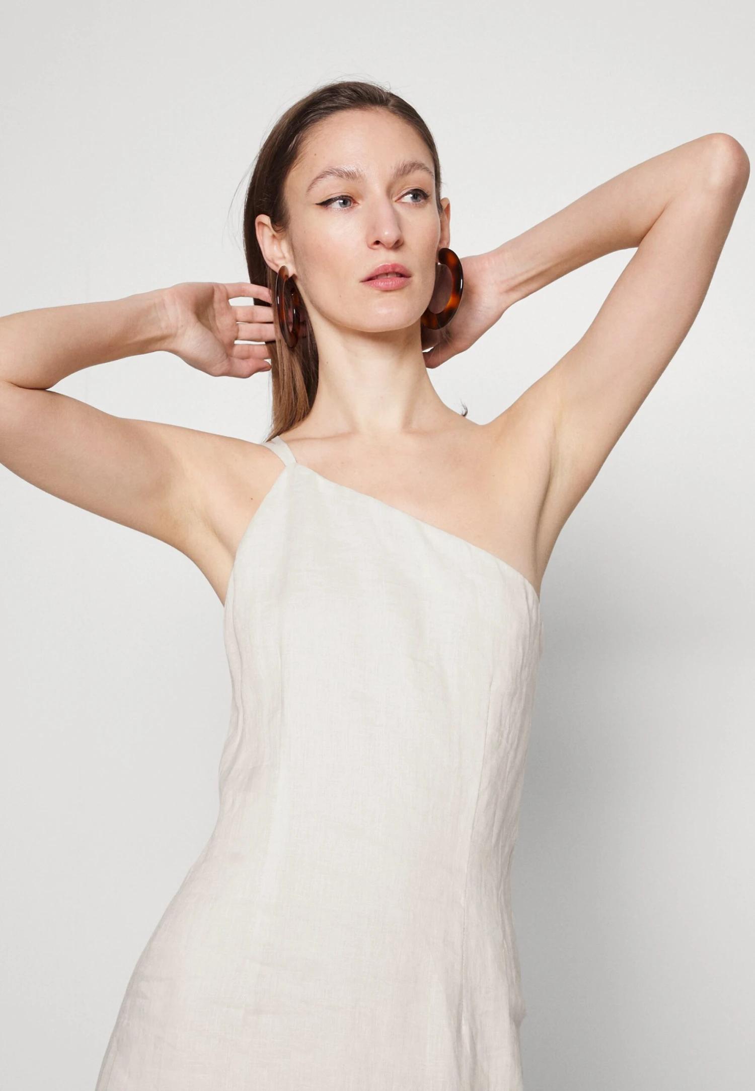 Faithfull The Brand Soko Midi Dress - Jurk - Eggshell 8 Faithfull The Brand Soko Midi Dress - Jurk - Eggshell - Afbeelding 6