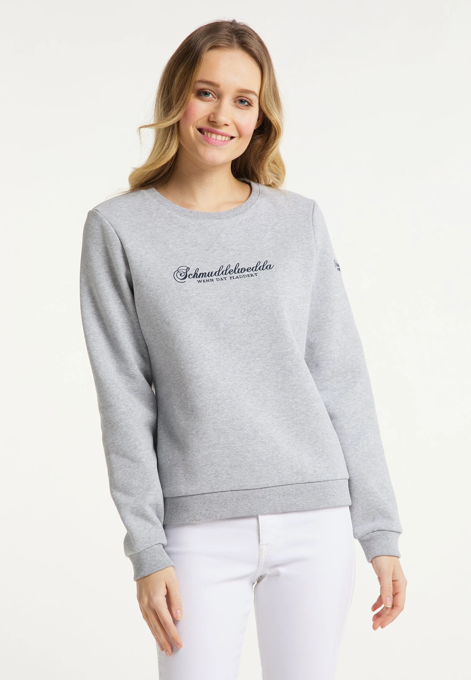 Schmuddelwedda Sweater - Hellgrau Melange 3 Schmuddelwedda Sweater - Hellgrau Melange