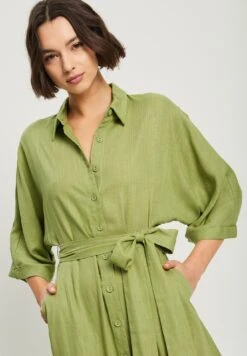 Calli Gretana - Blousejurk - Sage Green -Mode Kledingwinkel 0a2ff507ff3e421889ca2cb9b3e82746