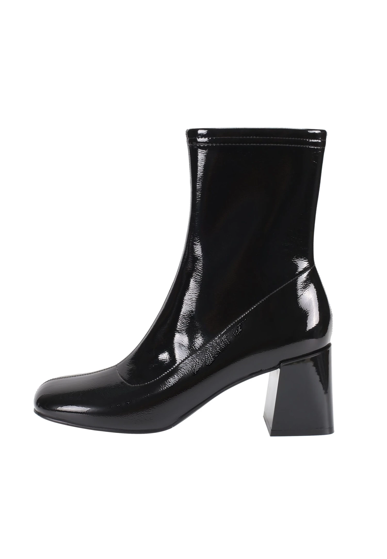 Enkellaarsjes Met Hoge Hak - Black 5 Enkellaarsjes Met Hoge Hak - Black - Afbeelding 3