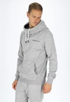 Training Logo - Hoodie - Lt Grey Melange Charcoal Melange -Mode Kledingwinkel 0a7777720786459295d93498fa6cf0fa