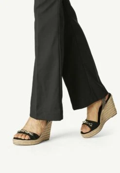 Tamaris Sandalen Met Hoge Hak - Black