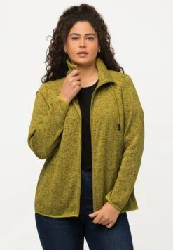 Ulla Popken Vest - Dark Mustard Yellow -Mode Kledingwinkel 0bcf080627d5458c87d262aa2c8a1521