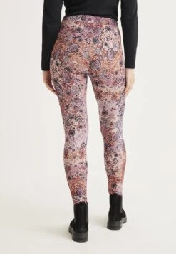 Patterned- Legging - Old Rose Patterned -Mode Kledingwinkel 0c71a0e948d14413895484faa655ce16