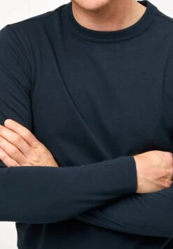 Profuomo Long Sleeve - Longsleeve - Navy -Mode Kledingwinkel 0d5fb406b00642dd86fffd0a9c454cda
