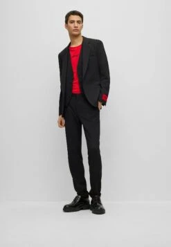 Hugo Dontevideo - T-Shirt Basic - Open Pink Three -Mode Kledingwinkel 0d641b7c98644d4c945efdbb890ae49a