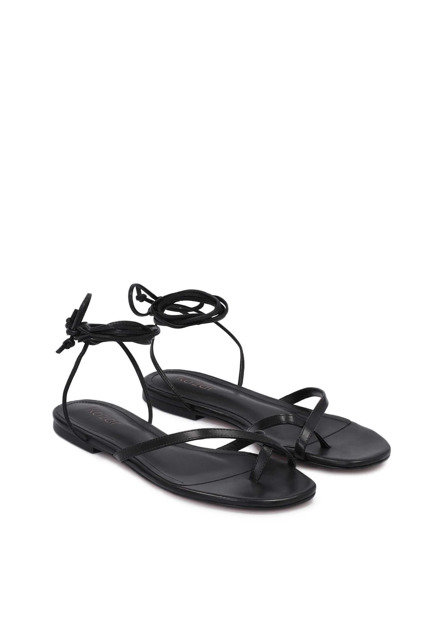 Kazar Geri- Teensandalen - Black 4 Kazar Geri- Teensandalen - Black - Afbeelding 2