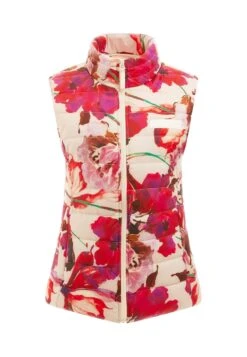 Guess Allover-Blumenmuster - Bodywarmer - Rot Merf -Mode Kledingwinkel 0ede222aaceb47e190efce097b2cb08c