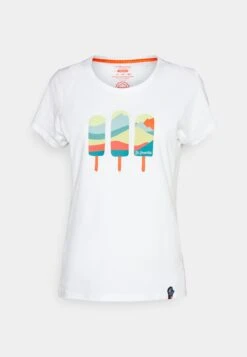 La Sportiva Icy Mountains - T-Shirt Print - White -Mode Kledingwinkel 0fc48bf66b8e471bbc512aa59cd995fc