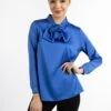 Faina Dedica - Blouse - Royalblau 2 Faina Dedica - Blouse - Royalblau -Mode Kledingwinkel 105e6d2c326342ccb60ef14d54334270