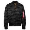 Alpha Industries Bomberjacks - 125 Black Camo