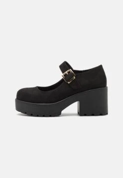 KOI FOOTWEAR Vegan Tira Classic Mary Janes - Plateaupumps - Black -Mode Kledingwinkel 141203d205354004a5db85fcbcba713e