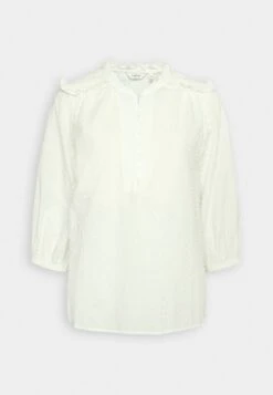 B.young Gilla Frill Blouse - Blouse - Off White -Mode Kledingwinkel 141ba794d0a94334a1259fa70bbe24d2