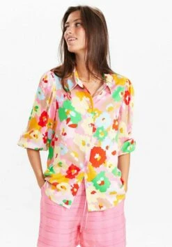 Nieuwe uitgaven 11 Nuzahra - Overhemdblouse - Plumeria