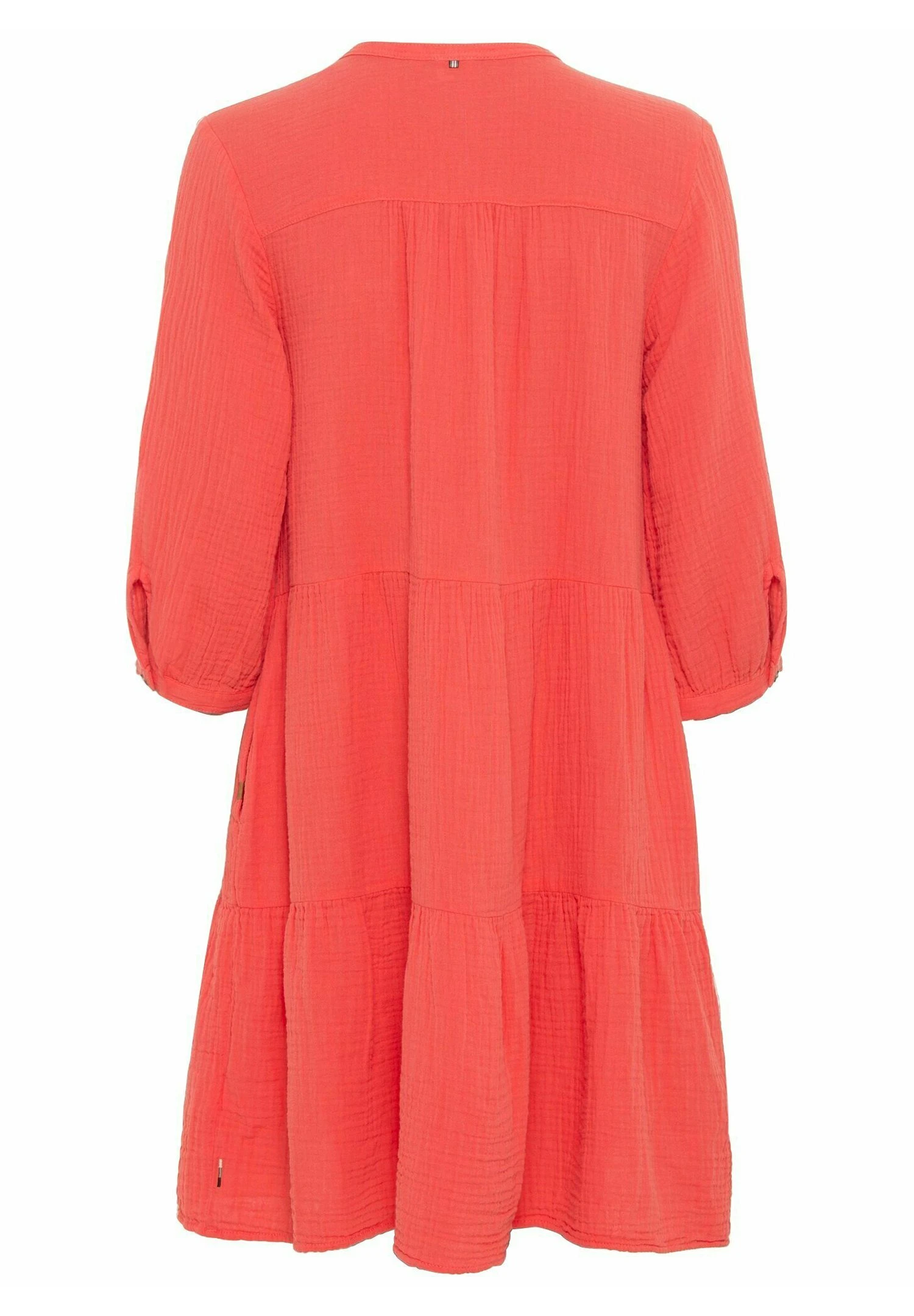 Camel Active Musselin Stufen Mit Knopfleiste - Jurk - Coral 10 Camel Active Musselin Stufen Mit Knopfleiste - Jurk - Coral - Afbeelding 8