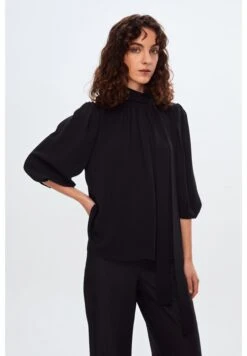 Halter Neck - Blouse - Black