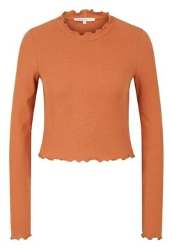 TOM TAILOR Denim Mockneck - Longsleeve - Rusty Amber -Mode Kledingwinkel 1849c1958b7d40fa98aa1d91d3a8ea15