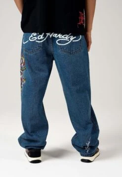 Ed Hardy Battle-Dragon Tattoo- Relaxed Fit Jeans - Indigo -Mode Kledingwinkel 195624a3ff9042c583e2de711e760d73