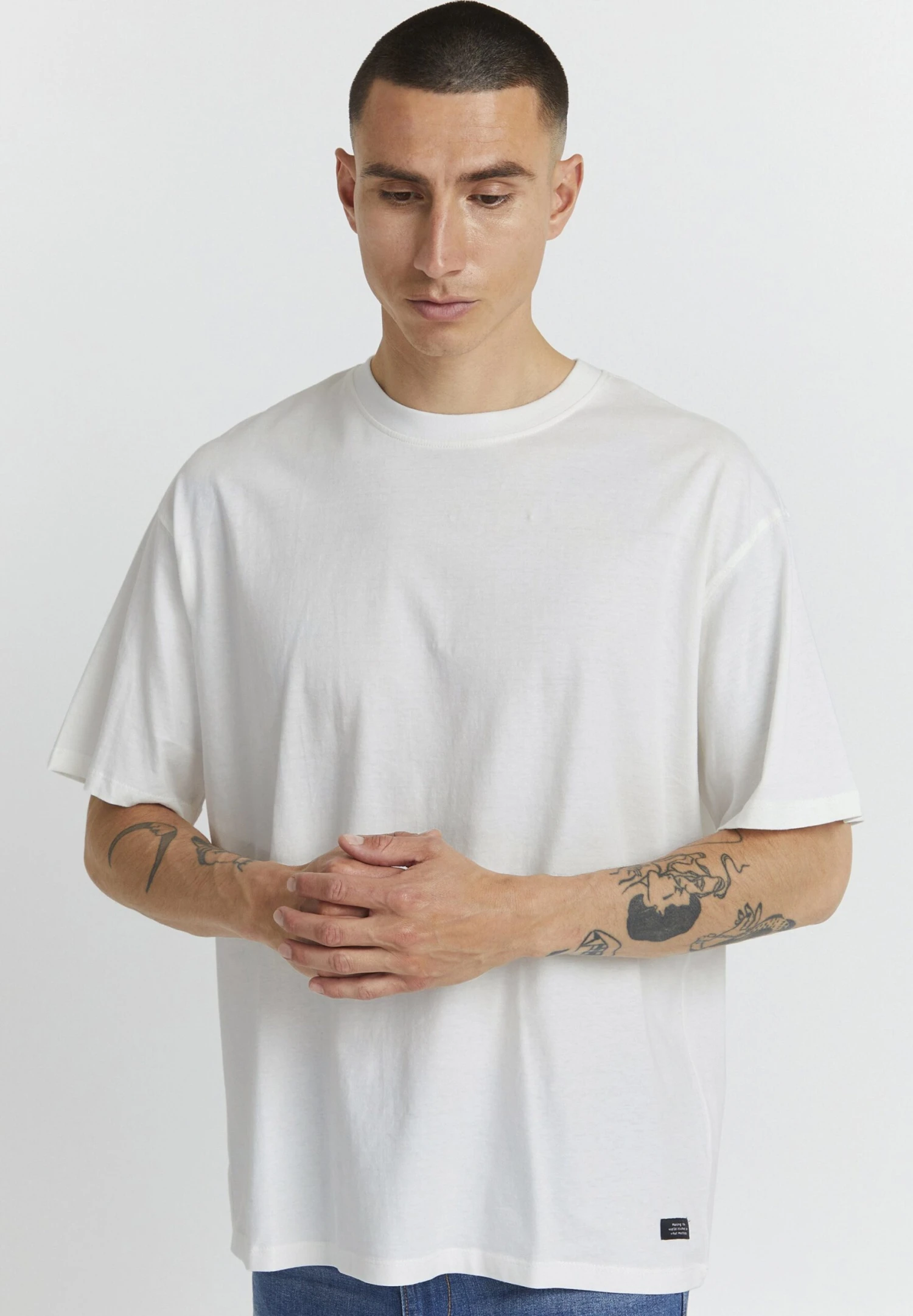 Blend T-Shirt Basic - Snow White 3 Blend T-Shirt Basic - Snow White