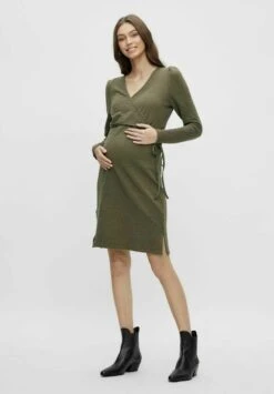 Mamalicious In - Jerseyjurk - Dusty Olive -Mode Kledingwinkel 1a0134c00893489ab9756f3c393d96ba