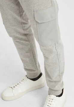 Solid Sdjory - Trainingsbroek - Grey Melange -Mode Kledingwinkel 1a945fa6cb564a91847146ed7bf1dd53