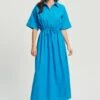Calli Evie - Maxi-Jurk - Azure Blue -Mode Kledingwinkel 1bdd18fc4cd74169b3cf92986279a2e0