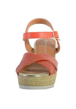 Sandalen Met Sleehak - Corail -Mode Kledingwinkel 1c8795fb1e894f2e97ea0a601f7c78c6