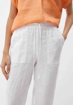 S.Oliver Mit Elastikbund - Broek - Weiß -Mode Kledingwinkel 1c9c48aca76e41989f31d4e64ff00b90
