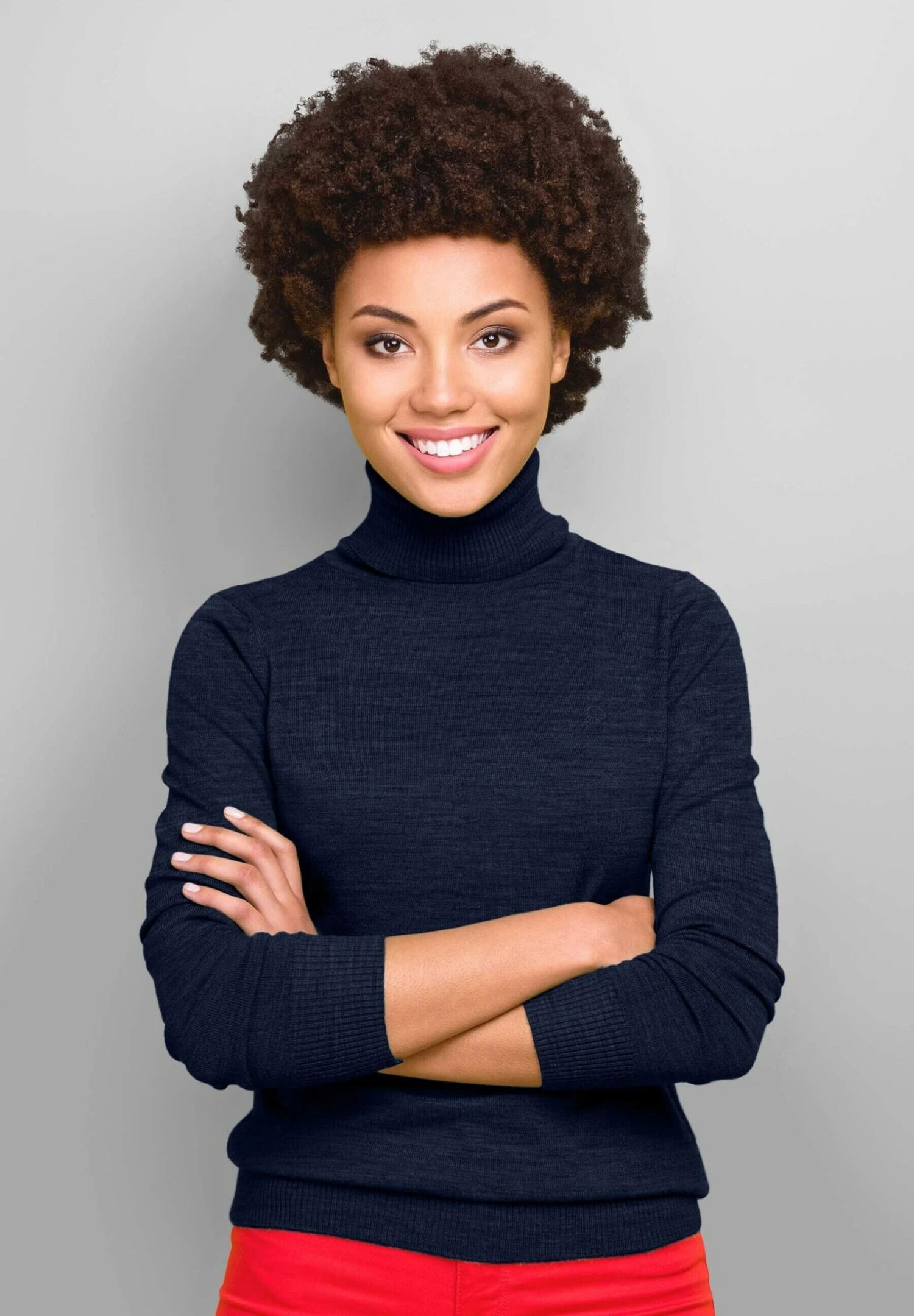 Giesswein Light Rollkragen - Trui - Navy 3 Giesswein Light Rollkragen - Trui - Navy