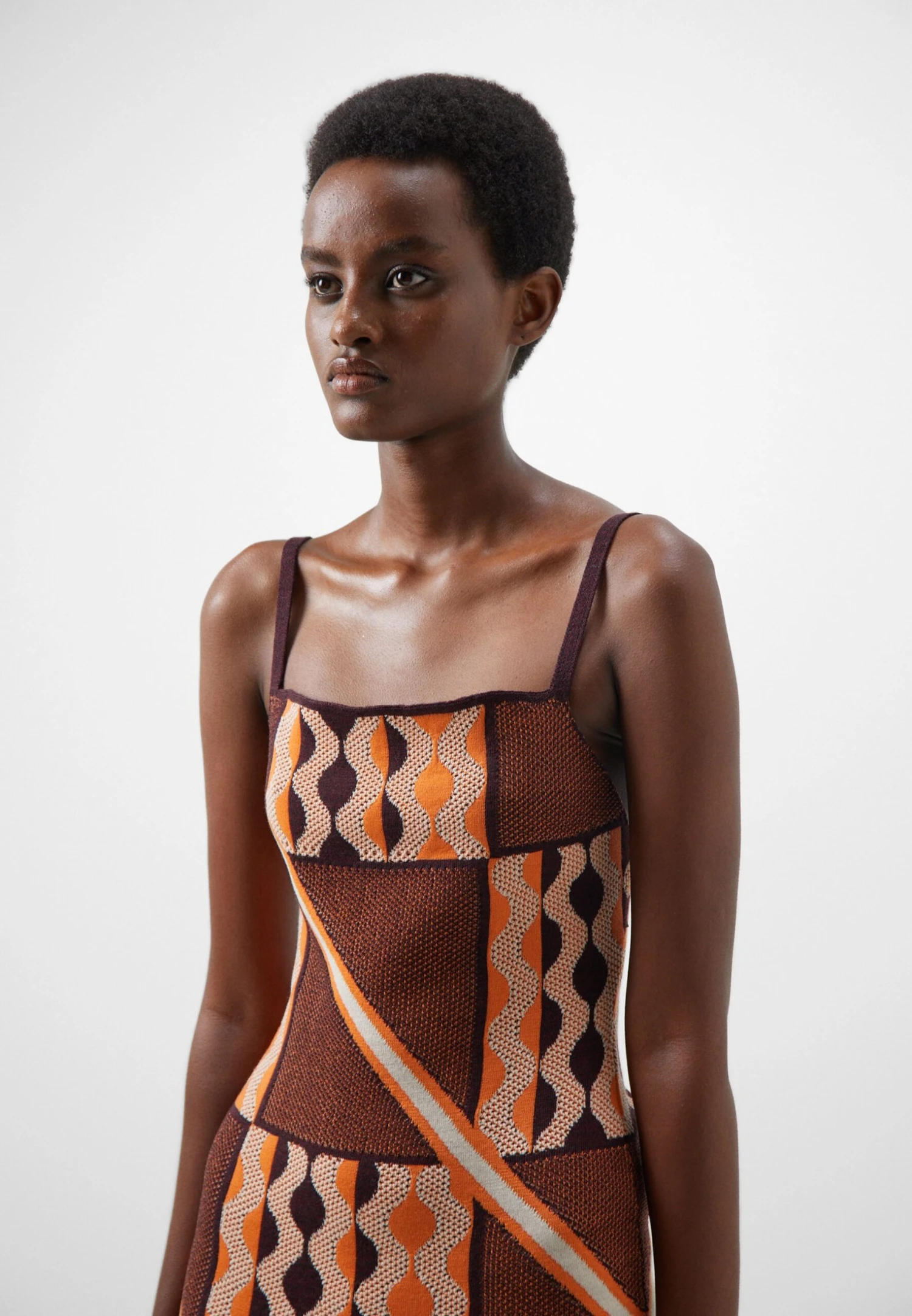 Tafii Dress - Etui-Jurk - Red/Orange 8 Tafii Dress - Etui-Jurk - Red/Orange - Afbeelding 6