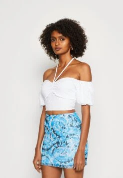 Guess Aini Cropped - Blouse - Pure White