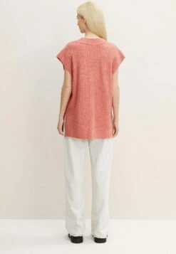 TOM TAILOR Denim T-Shirt Basic - Peach Pink Melange 13 TOM TAILOR Denim T-Shirt Basic - Peach Pink Melange -Mode Kledingwinkel 1de403cb89e44a9fad7ed93e81b91769