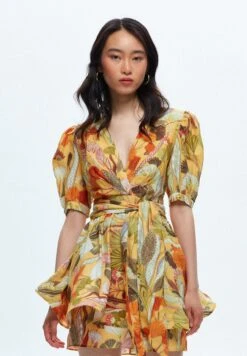 Buff - Jurk - Printed Yellow