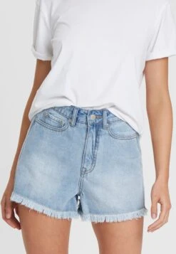 Valley Hirise - Jeansshort - Washed Blue