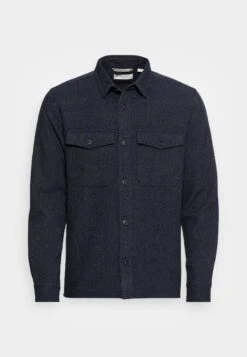 JACK&JONES Premium Jprmark Overshirt - Overhemd - Navy Blazer -Mode Kledingwinkel 1f09619971174304aa3200e662b264a5