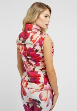 Guess Allover-Blumenmuster - Bodywarmer - Rot Merf -Mode Kledingwinkel 1faea62687ef4a629614df15e64e7923