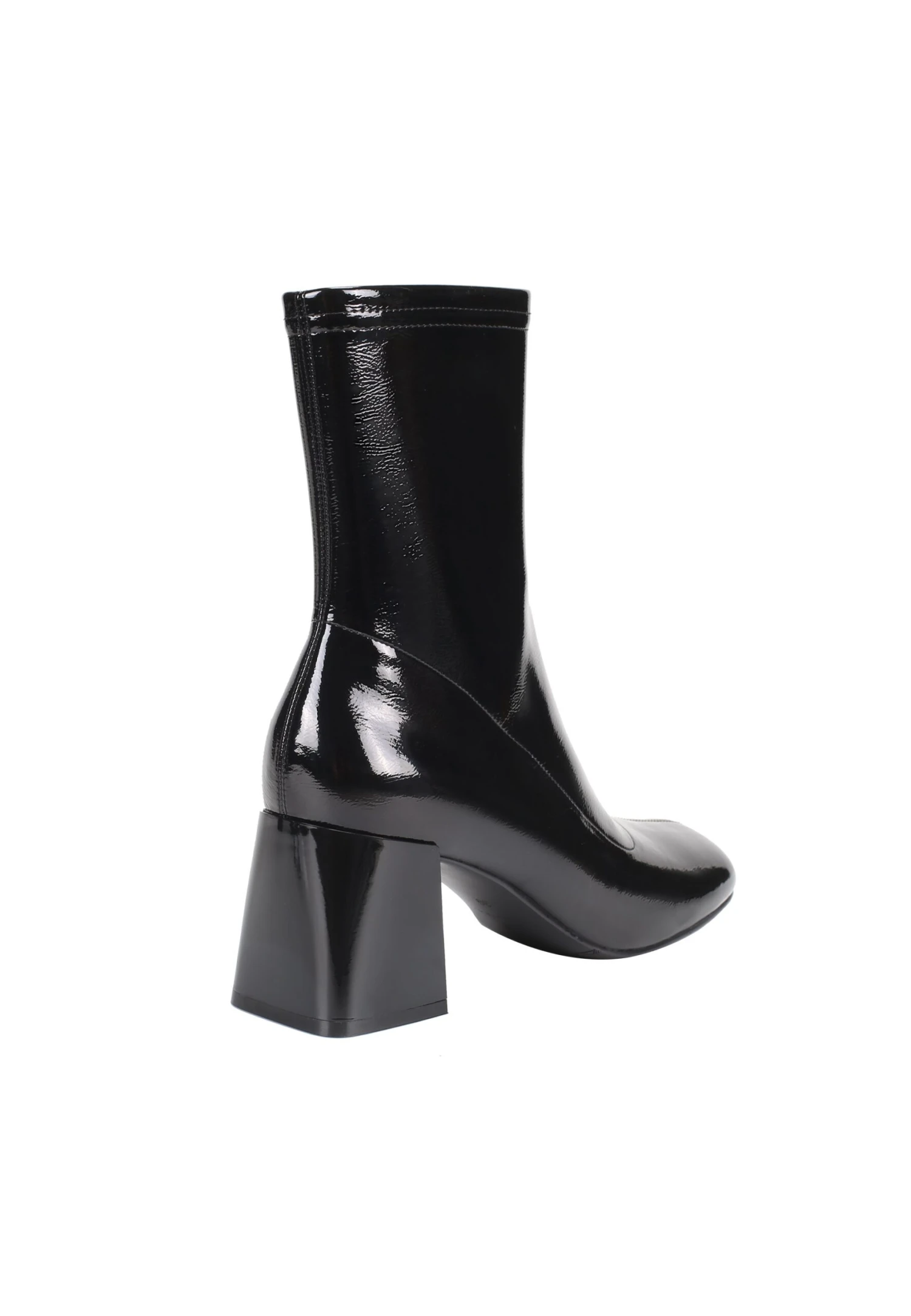 Enkellaarsjes Met Hoge Hak - Black 9 Enkellaarsjes Met Hoge Hak - Black - Afbeelding 7