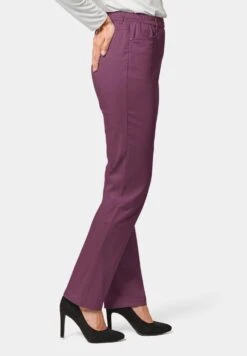 GOLDNER Broek - Aubergine -Mode Kledingwinkel 22cedab1452f4ea5846f94901b94c0c1