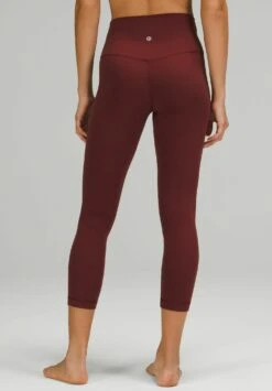 Lululemon Align Hr Crop 23 - Legging - Red Merlot -Mode Kledingwinkel 230cb11fd82d4be4b606d483578a3715