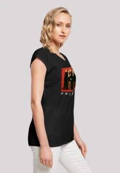 F4NT4STIC Extended Shoulder Friends Tv Serie Group Photo Formal - T-Shirt Print - Black -Mode Kledingwinkel 23fcd4bb30b045ca9b6f6d259c1f80f9