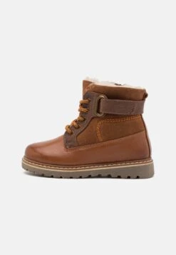 Nieuwe uitgaven 15 Friboo Leather - Veterboots - Cognac